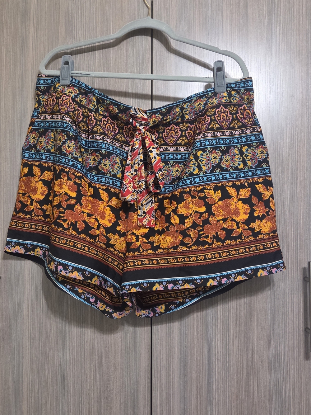 Floral Boho Drawstring Shorts